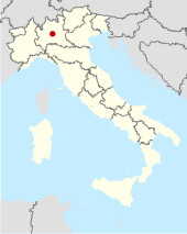 Бергамо на карте