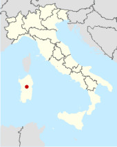 Сардиния на карте